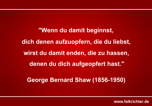 Zitat George Bernard Shaw Burnout